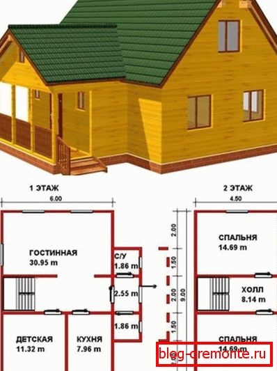 Obraz 3D i plan piętra Obraz 3D i plan piętra