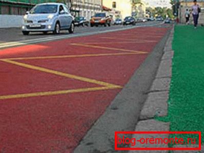 Barwny asfalt rzadko wynika głównie z wysokich kosztów. Barwny asfalt rzadko wynika głównie z wysokich kosztów.