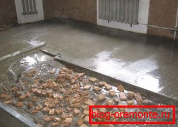 Betonowe urządzenie podłogowe Betonowe urządzenie podłogowe