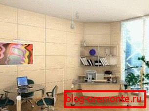 Wnętrze domu z fornirowanego drewna fornirowanego - możesz zastosować dowolny materiał Wnętrze domu z fornirowanego drewna fornirowanego - możesz zastosować dowolny materiał