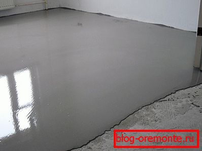 Poziomowana podłoga betonowa