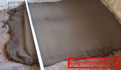 Wyrównanie warstwy cementowej Wyrównanie warstwy cementowej