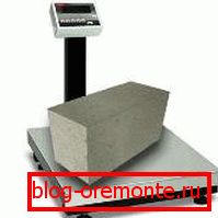 Ważenie bloku Ważenie bloku